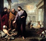 Bartolome Esteban Murillo Christ healing the Paralytic at the Pool of Bethesda France oil painting artist